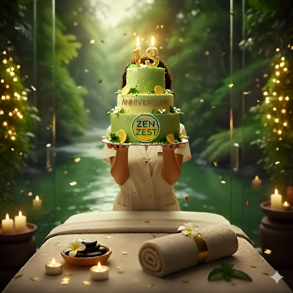 13 ème Anniversaire de votre salon de massage bien-être - Massage bien-être Nantes ZenZest