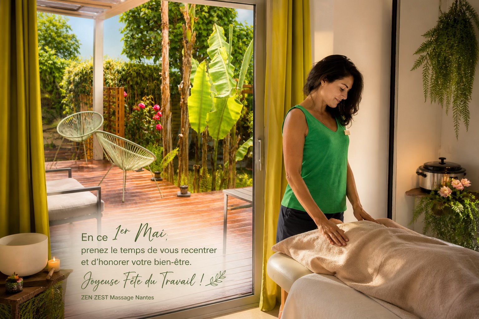 1ER Mai Prenez du temps vous - Massage bien-être Nantes ZenZest