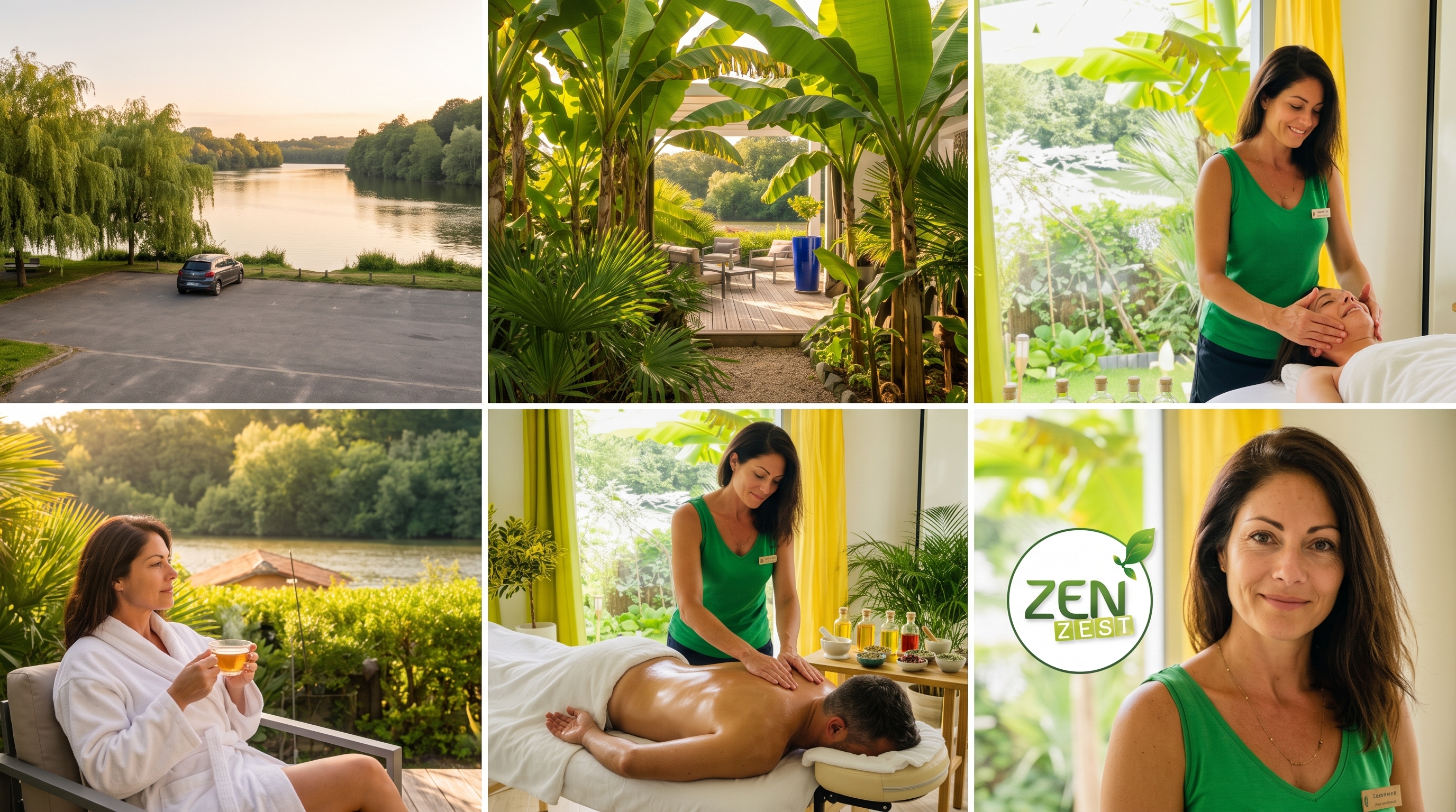 Ambiance zen et cabine de soin salon massage bien-être Zen Zest Nantes